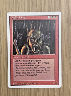 MGT Revised Edition GOBLIN KING ungraded good condition - Image 1