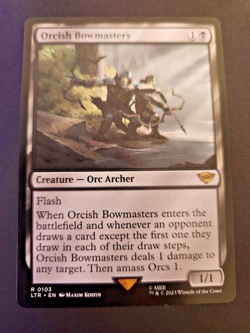 MTG-The Lord of the Rings-Orcish Bowmasters-Universes Beyond - Image 1