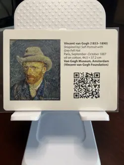 Pokemon Pikachu with Grey Felt Hat Promo Card 085 SVP Van Gogh Museum English - Image 4