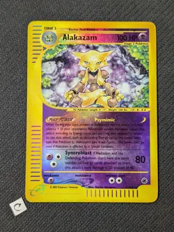 Alakazam 1/165 - Expedition Reverse Holo Rare Pokemon TCG LP - Image 1