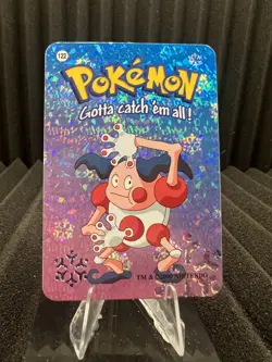 Mr. Mime #122 - Vintage Vending Machine Prism Sticker 2000 - Pokemon Card - Image 1