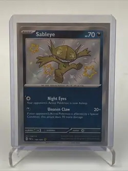 Sableye 184/091 Pokemon TCG: Scarlet & Violet - Paldean Fates Shiny Rare Holo - Image 5