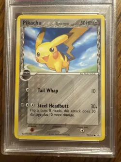 2006 Pokemon Ex Pikachu #79 Mint 9 Psa Graded Holon Phantoms. - Image 4
