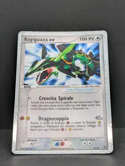 Rayquaza ex 97/97 Dragon Holo Ultra Rare Foil Pokemon TCG Nintendo ITALIAN MP - Image 3