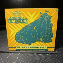 Pokemon Elite Trainer Box ETB Sword & Shield Rebel Clash Sealed New - Image 1