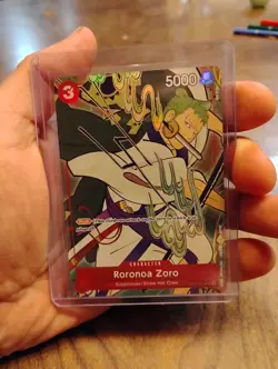 Roronoa Zoro OP01-025 English Version 1st Anniversary Set One Piece Promo - Image 1