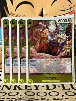 Yamato EB03-057 x4 PLAYSET Extra Booster: One Piece Heroines Edition Foil - Image 1