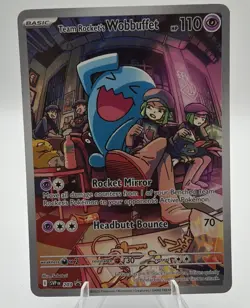 Team Rocket's Wobbuffet 203 Sv: Scarlet & Violet Promo Cards Holo - Image 1