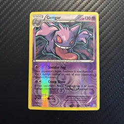Pokemon TCG XY Generations Gengar Reverse Holo Rare Card 35/83 - Image 1