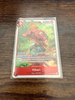 Hibari OP11-010 SR - Fist Of Divine Speed - One Piece Card Game - MINT - Image 1