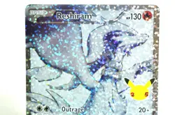 Pokemon card TCG Reshiram 113/114 25th ANNIVERSARY COLLECTION 2021 English LP - Image 2