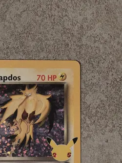 [ NM ] Rocket's Zapdos 15/132 Celebrations Holo Rare Pokemon Card - Image 2
