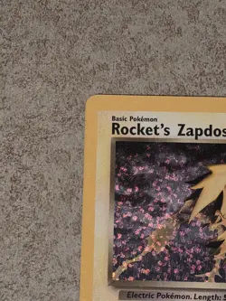 [ NM ] Rocket's Zapdos 15/132 Celebrations Holo Rare Pokemon Card - Image 3