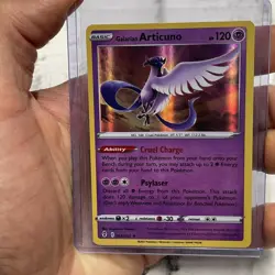 GALARIAN ARTICUNO 063/203 EVOLVING SKIES HOLO RARE POKEMON TCG NM NINTENDO CARD - Image 1