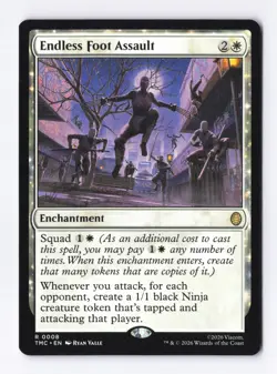 Endless Foot Assault 0008 (R) MTG Commander Teenage Mutant Ninja Turtles (TMC) - Image 1