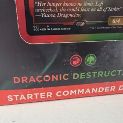 Magic The Gathering Draconic Destruction Starter Commander Deck Atarka MTG 2022 - Image 2