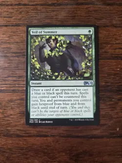 Magic: The Gathering Veil of Summer 198/280 Core Set 2020 Uncommon Green Instan… - Image 1
