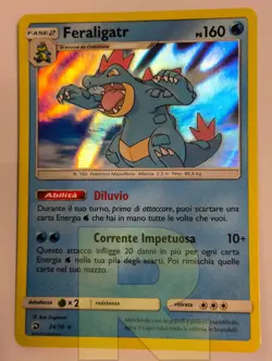 Feraligatr ® Trionfo Dei Draghi 24/70 ® Rara Holo Foil ® Pokemon ® Italiano EX+ - Image 1
