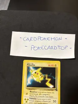 Pokemon Card Pikachu 4-ita-No Holo-Promo-good! - Image 2