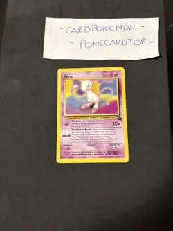 Pokemon Card Mew 8- Eng- No Holo-Promo-Exc! - Image 1