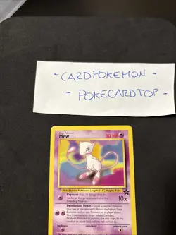 Pokemon Card Mew 8- Eng- No Holo-Promo-Exc! - Image 2