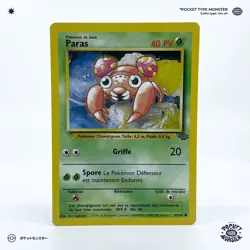 PARAS 59/64 Jungle Edition 2 ED2 VF FR Carte Pokemon - Image 2