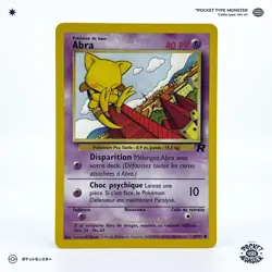 ABRA 49/82 Team Rocket Edition 2 ED2 VF FR Carte Pokemon - Image 2