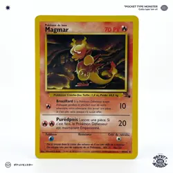 MAGMAR 39/62 Fossil Edition 2 ED2 VF FR Carte Pokemon - Image 2