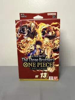 ONE PIECE ULTRA DECK ST-13 THE THREE BROTHERS ENGLISH SEALED LUFFY ACE SABO - Image 1