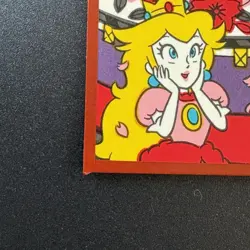 Princes Peach Super Mario Bros HANAFUDA JAPAN playing CARD Nintendo Red M384 - Image 4