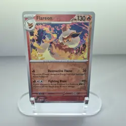 Flareon - 136/165 - Reverse Holo - 151 - Pokemon Card - NM/M - Image 1