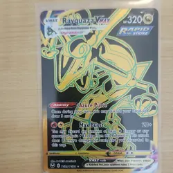Pokemon Rayquaza VMAX Trainer Gallery Full Art 320 HP Card TG29/TG30 - Image 1