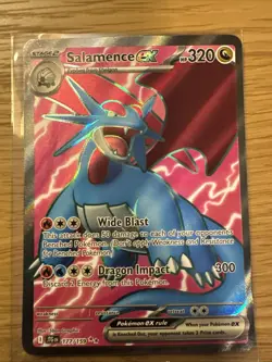 Salamence ex Full Art 177/159 Sv09: Journey Together Holo Pokemon Card - Image 1