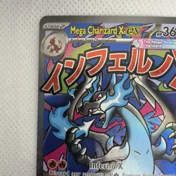 Pokemon TCG Mega-Charizard x EX Black Star Promo 023 Holo Card NM - Image 4