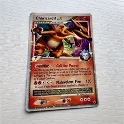 Pokemon Charizard G Lv.X DP45 Diamond & Pearl Black Star Promo Holo Card - Image 1