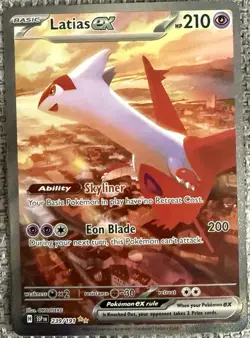 Pokemon Surging sparks Latias EX SSP 239/191 Rare Holo English - Image 1