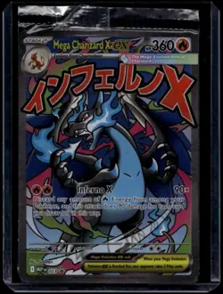 Pokemon TCG Mega Charizard X ex 023 Mega Evolution Promo Sealed NM - Image 1
