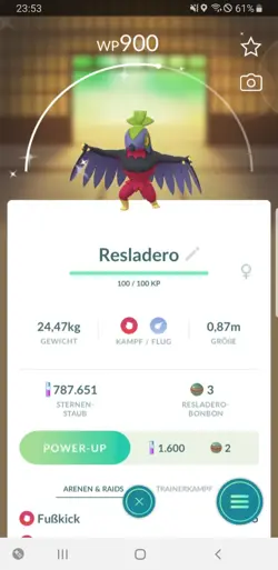 Pokemon Go Shiny Resladero - Schillernd - Pokemon Go Shiny Hawlucha - Image 1