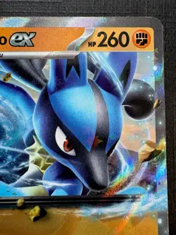 Pokemon TCG: 2025 Lucario Ex 051/131-DOUBLE RARE HOLO-Prismatic Evolutions - Image 2