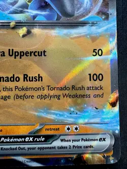 Pokemon TCG: 2025 Lucario Ex 051/131-DOUBLE RARE HOLO-Prismatic Evolutions - Image 3