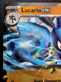 Pokemon TCG: 2025 Lucario Ex 051/131-DOUBLE RARE HOLO-Prismatic Evolutions - Image 5