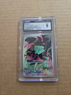 CGC 9 - Bulbasaur 133/132 Stamped Box Topper Pokemon Mega Evolution Gem Mint - Image 1