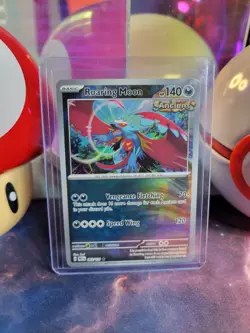 Roaring Moon 65/131 Pokemon TCG S&V Prismatic Evolutions Pokeball Holo Rare NM - Image 1