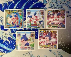 Mr. Mime & Mime Jr. 1998 - 2008 Pokemon Amada Seal Sticker Set Nintendo Japanese - Image 1