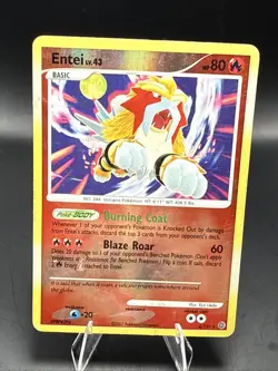 Pokemon Entei 4/132 Secret Wonders Reverse Holo Pokemon - Image 1