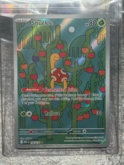 Pokemon TCG Shuckle 136/132 Illustration Rare Mega Evolution Base Set NM/M - Image 3