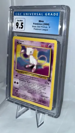 2000 Pokemon Black Star Promo Mew #8 – CGC 10 GEM MINT - Image 3