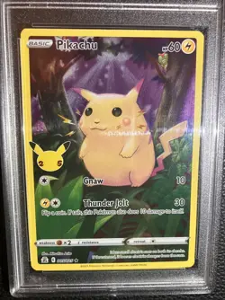 2021 Pokemon Celebrations 005/025 FA Pikachu PSA 9 - Image 3