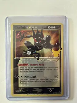 Pokemon TCG - Greninja Gold Star - 25th Anniversary Black Star Promo - SWSH144 - Image 1