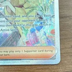 Pokemon Erika's Invitation Full Art Ultra Rare Holo 203/165 Scarlet & Violet 151 - Image 5